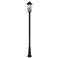 Z-Lite Gannon 120 3/4"H Black Outdoor Post Light with Base