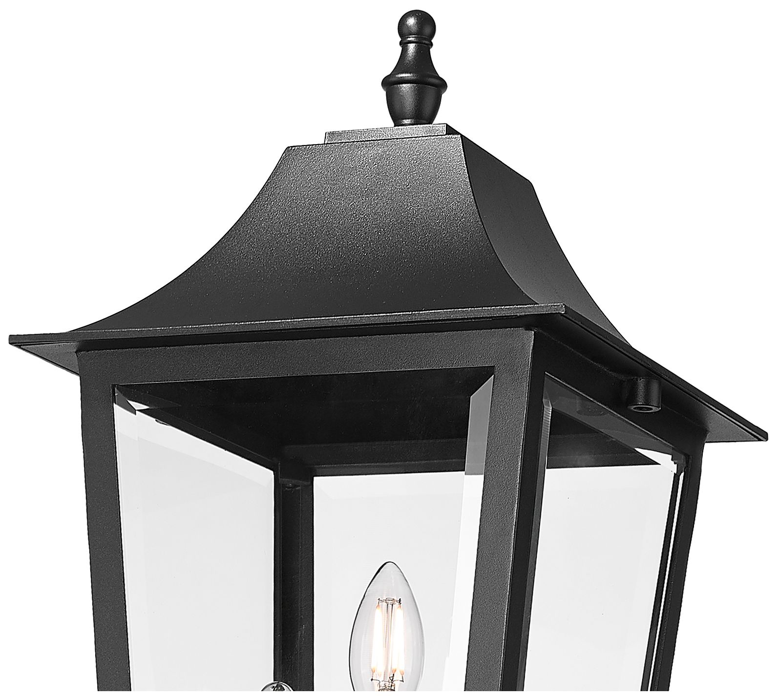 Image 6 Z-Lite Gannon 120 3/4"H Black Outdoor Post Light with Base more views