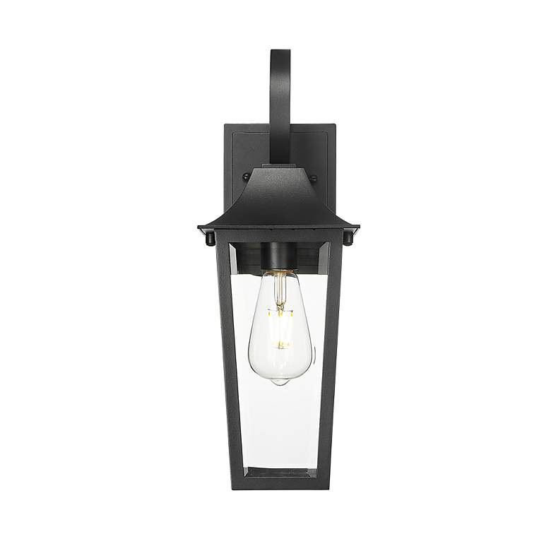 Image 5 Z-Lite Gannon 17 1/4" High Black Outdoor Wall Light more views