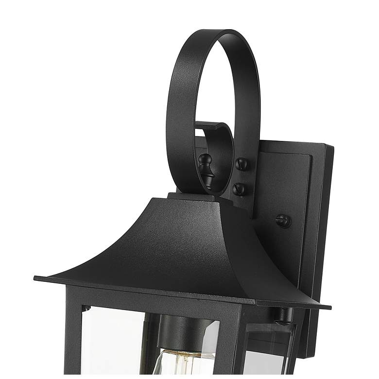 Image 6 Z-Lite Gannon 17 1/4" High Black Outdoor Wall Light more views