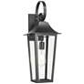 1_Z-Lite Gannon 22 1/4" High Black Outdoor Wall Light