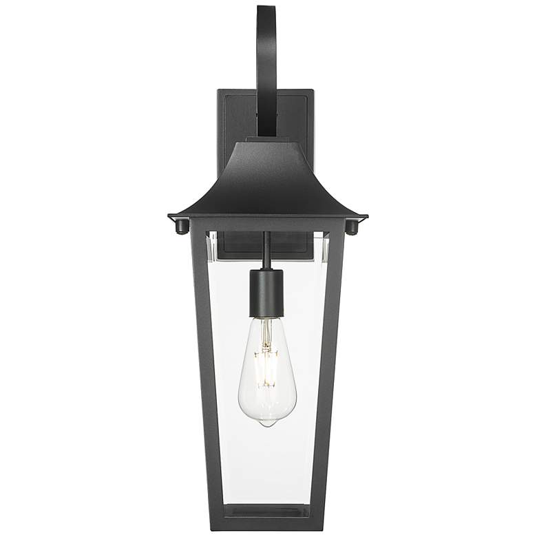 Image 5 Z-Lite Gannon 22 1/4" High Black Outdoor Wall Light more views