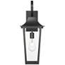 5_Z-Lite Gannon 22 1/4" High Black Outdoor Wall Light more views