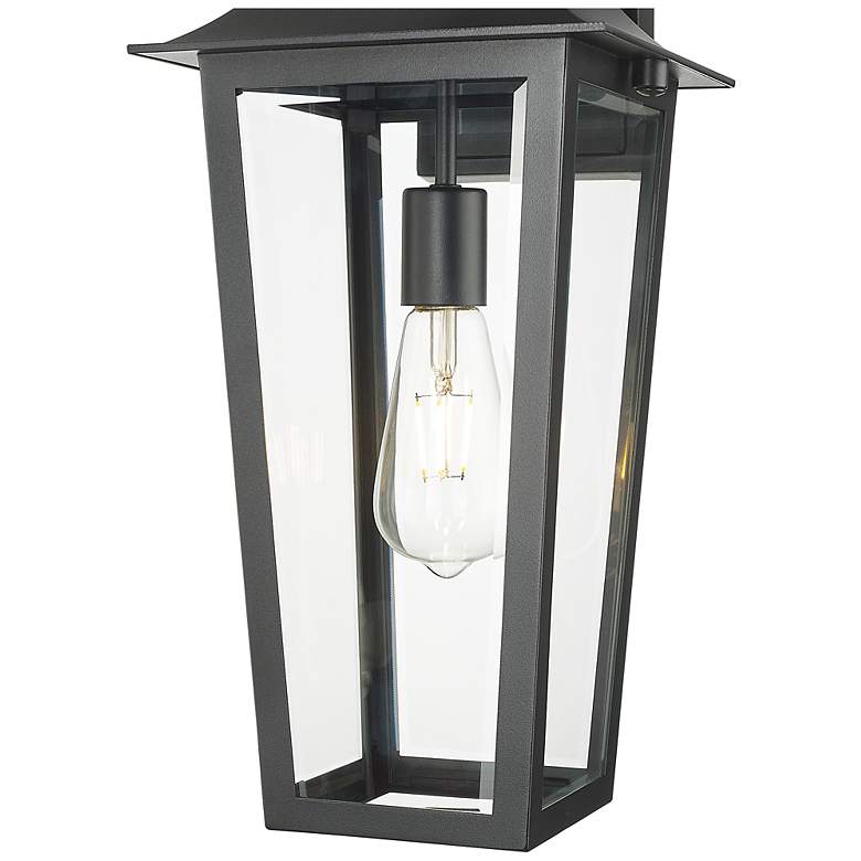Image 6 Z-Lite Gannon 22 1/4" High Black Outdoor Wall Light more views