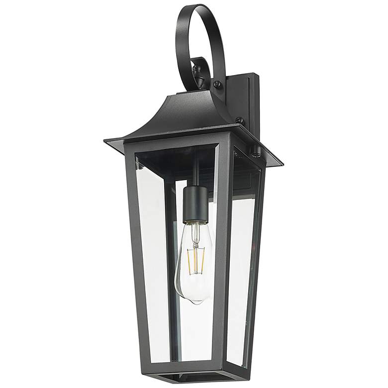 Image 7 Z-Lite Gannon 22 1/4" High Black Outdoor Wall Light more views