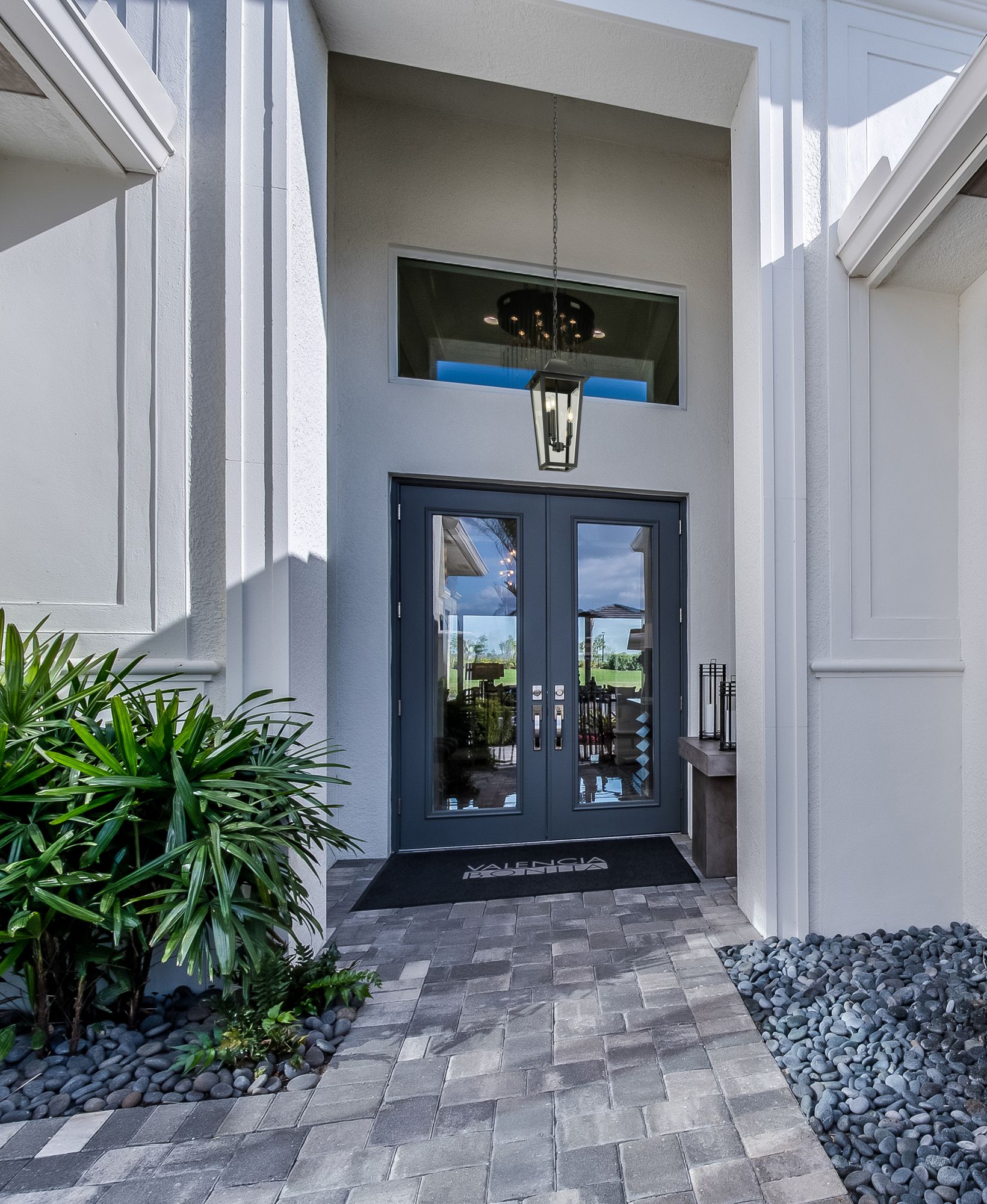 Thumbnail3 of Z-Lite Gannon 23" High Black 3-Light Outdoor Hanging Light more views