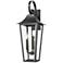 Z-Lite Gannon 27 1/4" High Black 3-Light Outdoor Wall Light