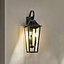 Thumbnail2 of Z-Lite Gannon 27 1/4" High Black 3-Light Outdoor Wall Light