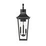 7_Z-Lite Gannon 27 1/4" High Black 3-Light Outdoor Wall Light more views