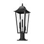 7_Z-Lite Gannon 28 3/4" High Black 3-Light Outdoor Pier Light more views