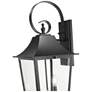 6_Z-Lite Gannon 33 1/4" High Black 3-Light Outdoor Wall Light more views