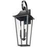7_Z-Lite Gannon 33 1/4" High Black 3-Light Outdoor Wall Light more views
