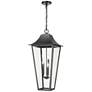 1_Z-Lite Gannon 35 3/4"H Black 5-Light Outdoor Hanging Light