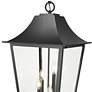 6_Z-Lite Gannon 35 3/4"H Black 5-Light Outdoor Hanging Light more views
