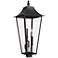 Z-Lite Gannon 38 3/4" High Black 5-Light Outdoor Post Light