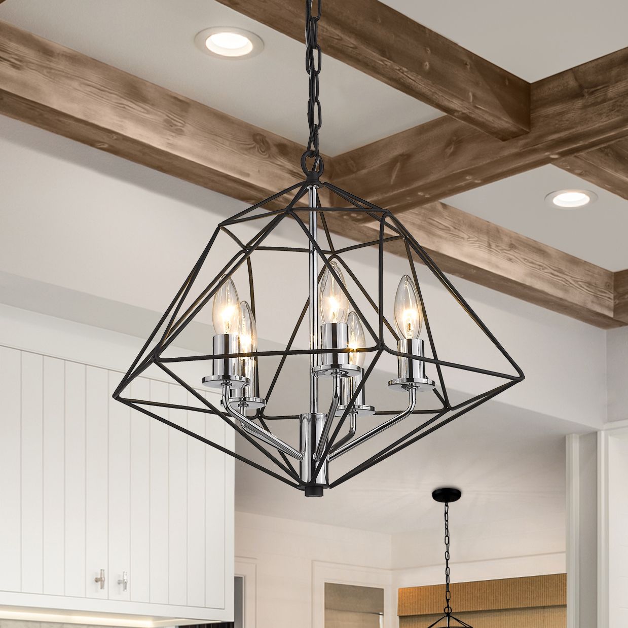 Z-Lite Geo Black Collection