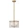 Z-Lite Glacier 12 1/2" Wide Modern Gold 3-Light Pendant