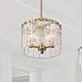 1_Z-Lite Glacier 12 1/2" Wide Modern Gold 3-Light Pendant