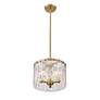 5_Z-Lite Glacier 12 1/2" Wide Modern Gold 3-Light Pendant more views