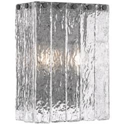 Z-Lite Glacier 12" High Matte Black Wall Sconce