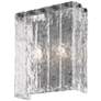 4_Z-Lite Glacier 12" High Matte Black Wall Sconce more views