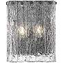 5_Z-Lite Glacier 12" High Matte Black Wall Sconce more views