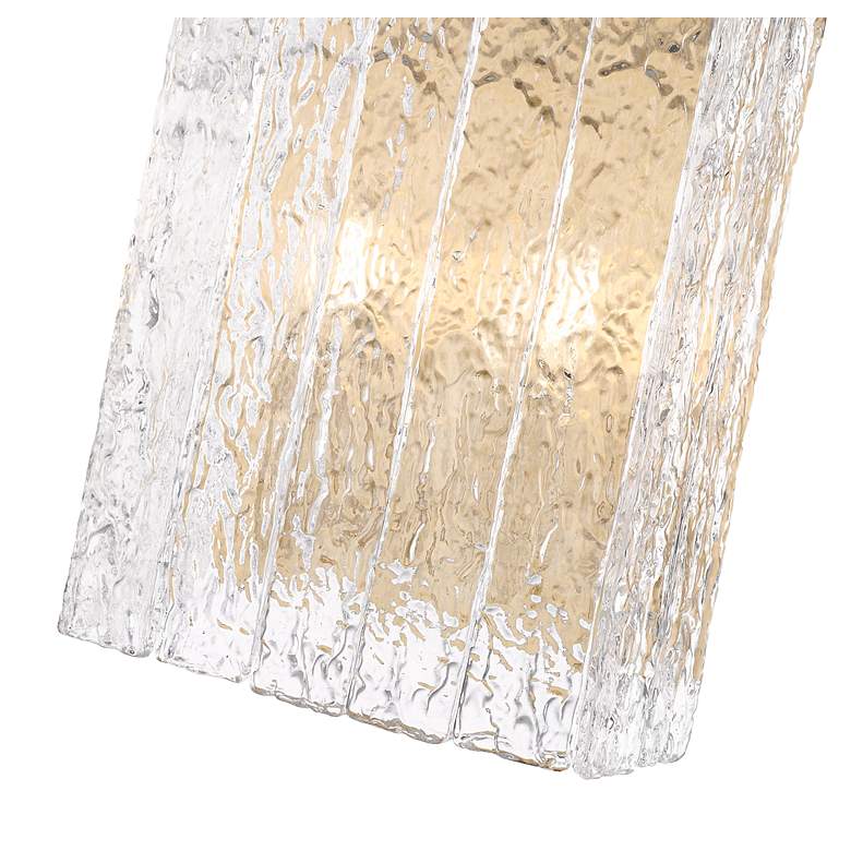 Image 6 Z-Lite Glacier 12" High Modern Gold Wall Sconce more views