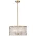Z-Lite Glacier 19" Wide Modern Gold 5-Light Pendant