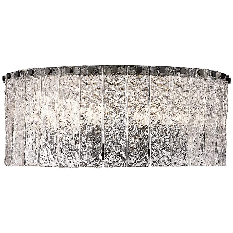 Image 3 Z-Lite Glacier 20 3/4" Wide Matte Black 8-Light Ceiling Light