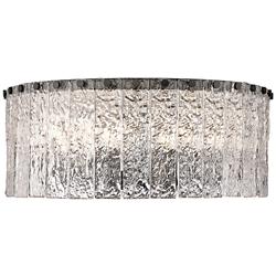 Z-Lite Glacier 20 3/4" Wide Matte Black 8-Light Ceiling Light