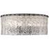 Z-Lite Glacier 20 3/4" Wide Matte Black 8-Light Ceiling Light