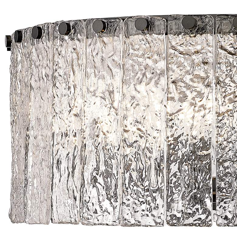 Image 4 Z-Lite Glacier 20 3/4" Wide Matte Black 8-Light Ceiling Light more views