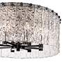 Z-Lite Glacier 20 3/4" Wide Matte Black 8-Light Ceiling Light in scene