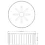 Z-Lite Glacier 20 3/4" Wide Matte Black 8-Light Ceiling Light in scene