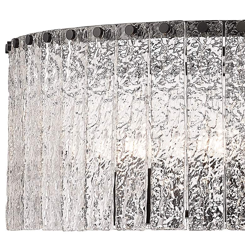 Image 4 Z-Lite Glacier 26 3/4" Wide Matte Black Steel 10-Light Pendant more views