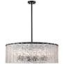3_Z-Lite Glacier 32 1/2" Wide 12-Light Modern Textured Glass Pendant