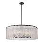 7_Z-Lite Glacier 32 1/2" Wide 12-Light Modern Textured Glass Pendant more views