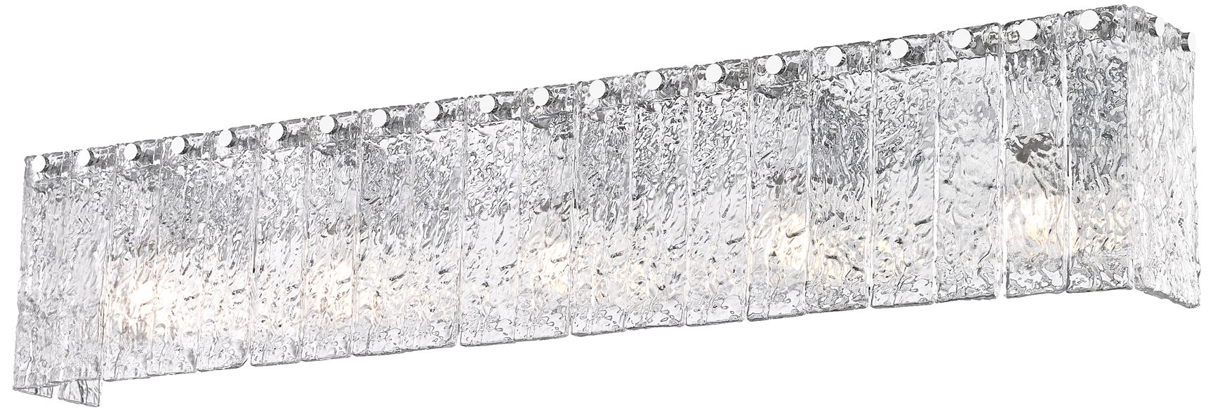 Image 4 Z-Lite Glacier 36 3/4" Wide Chrome 5-Light Vanity Bath Light more views