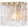 Z-Lite Glacier 7" High Modern Gold Wall Sconce
