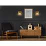 2_Z-Lite Glacier 7" High Modern Gold Wall Sconce more views