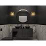 3_Z-Lite Glacier 7" High Modern Gold Wall Sconce more views