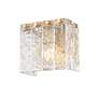 4_Z-Lite Glacier 7" High Modern Gold Wall Sconce more views