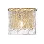 5_Z-Lite Glacier 7" High Modern Gold Wall Sconce more views