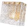 6_Z-Lite Glacier 7" High Modern Gold Wall Sconce more views
