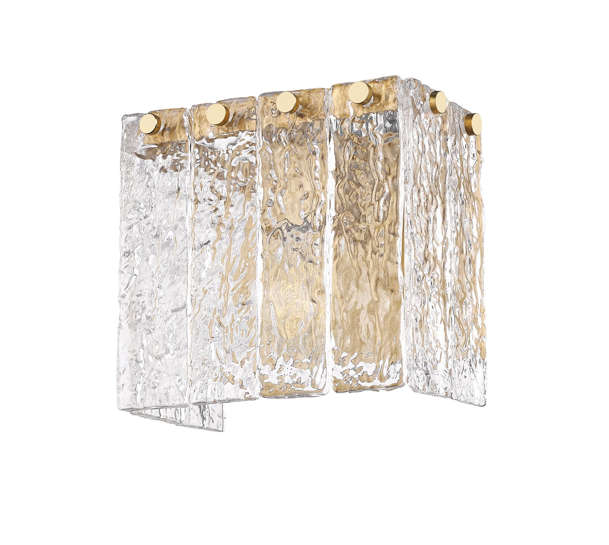 Image 7 Z-Lite Glacier 7" High Modern Gold Wall Sconce more views