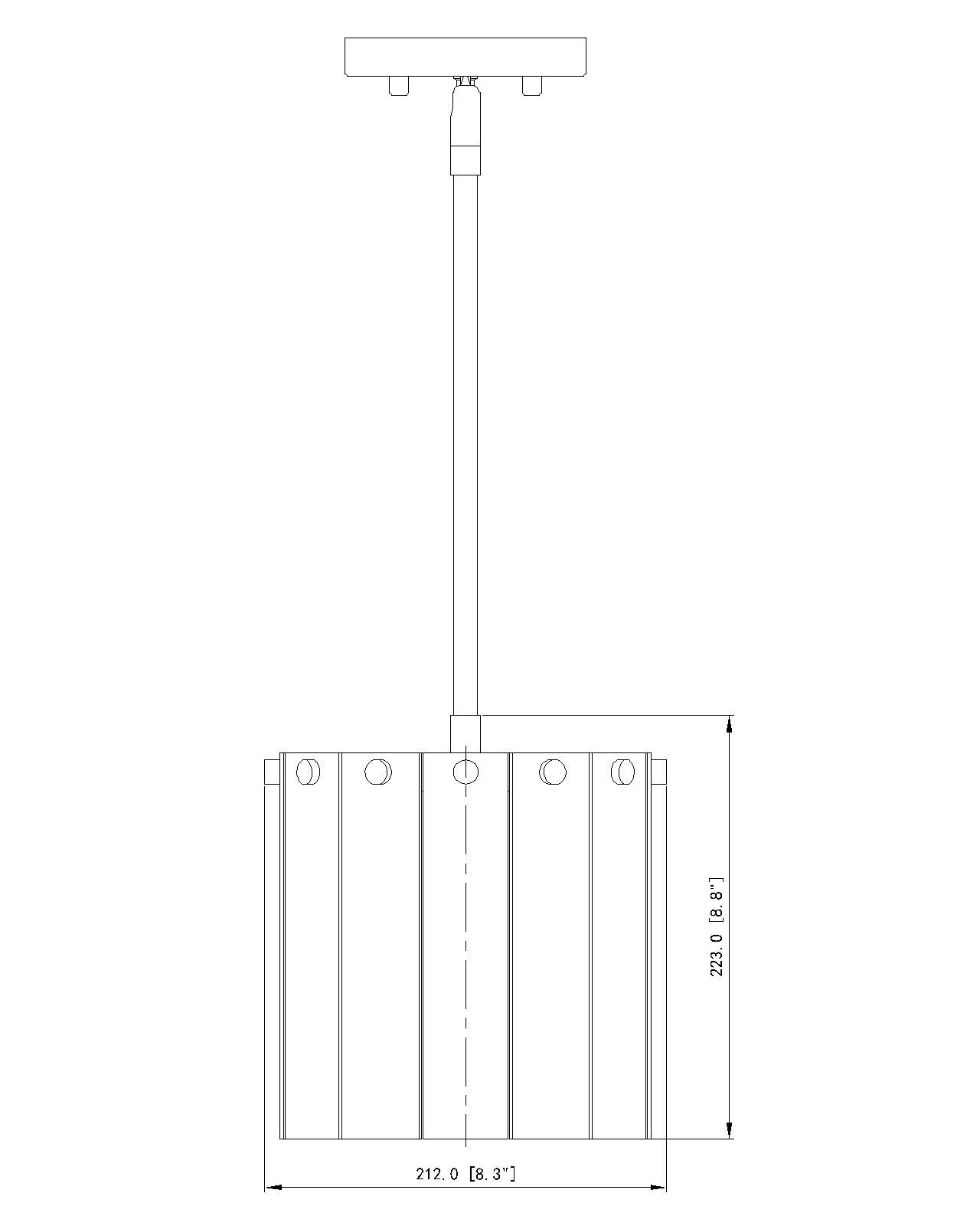 Z-Lite Glacier 8 1/2" Wide Modern Gold Textured Glass Mini Pendant