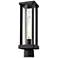 Z-Lite Glenwood 15" High Black Outdoor Post Light