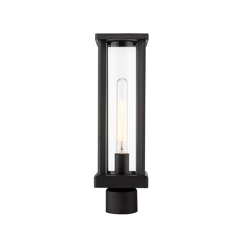 Image 2 Z-Lite Glenwood 15" High Black Outdoor Post Light more views