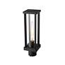 3_Z-Lite Glenwood 15" High Black Outdoor Post Light more views