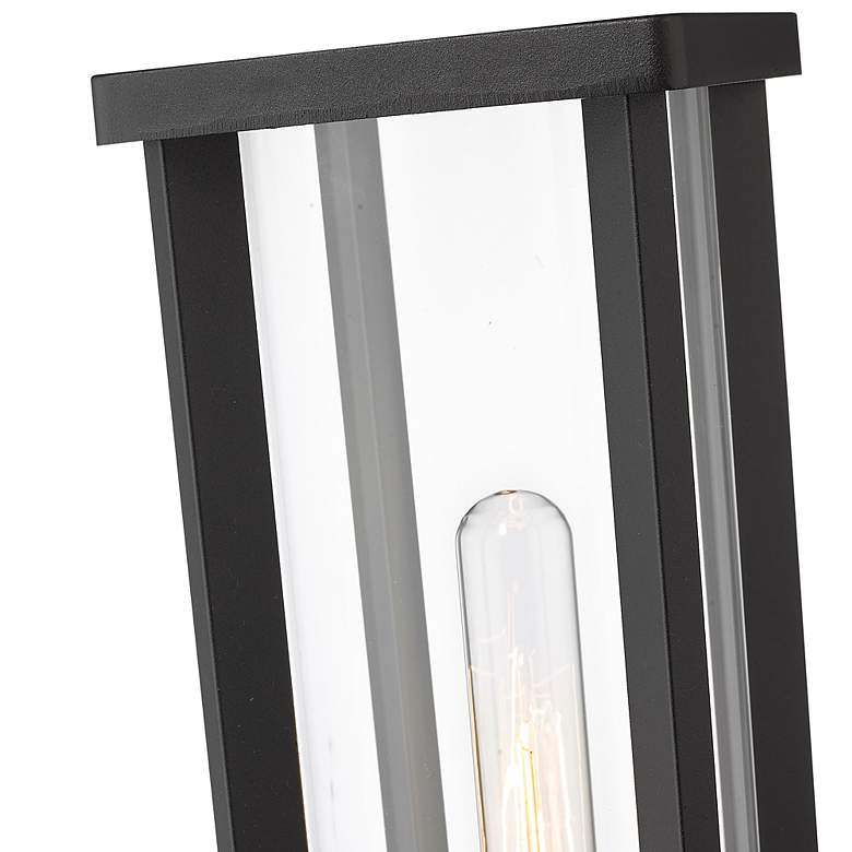 Image 4 Z-Lite Glenwood 15" High Black Outdoor Post Light more views
